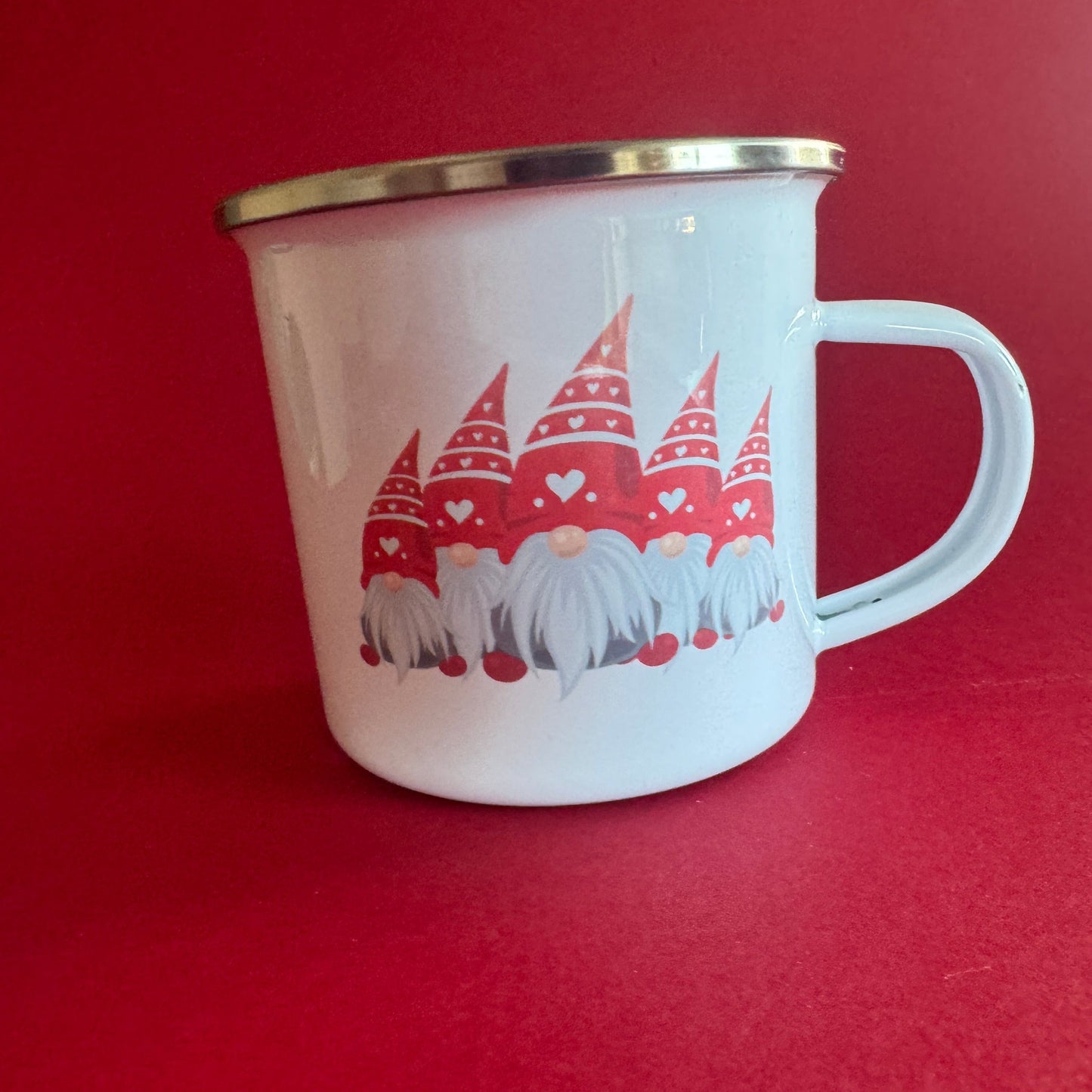 Enamel Christmas Mugs