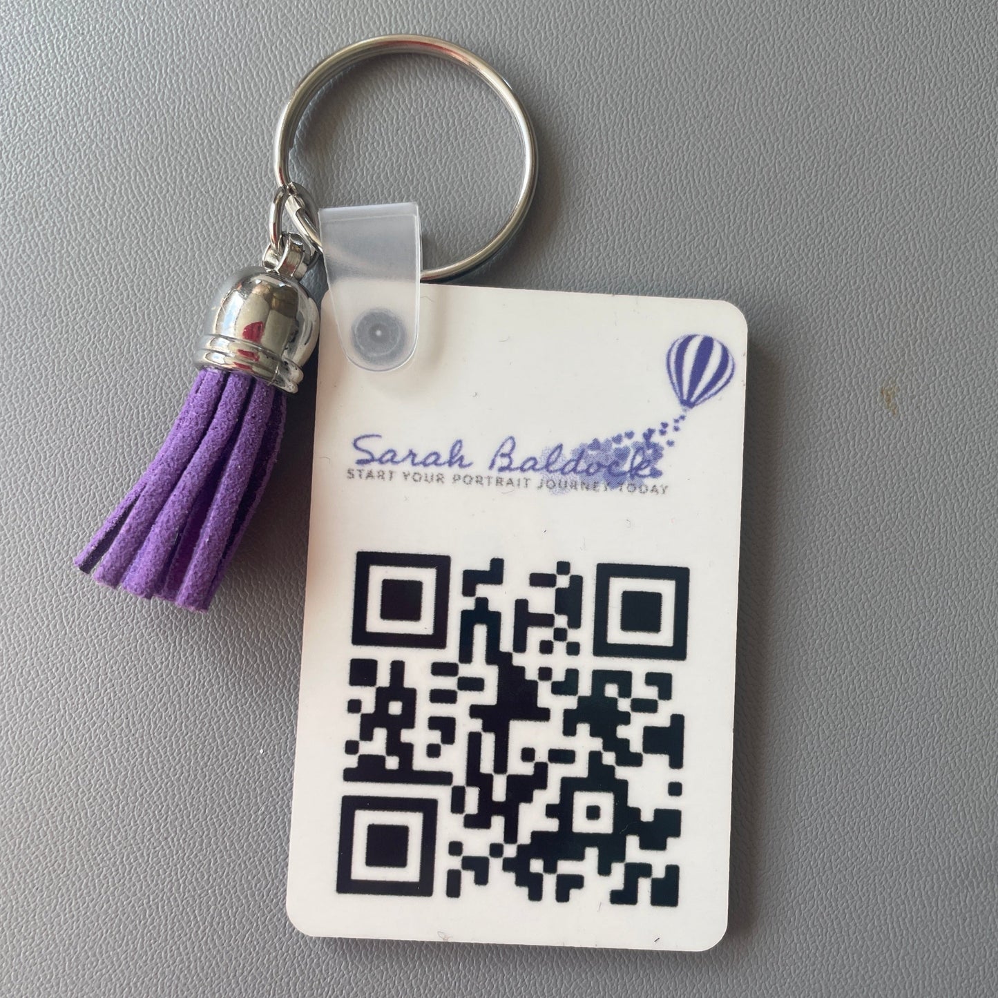 Business Card Keyring