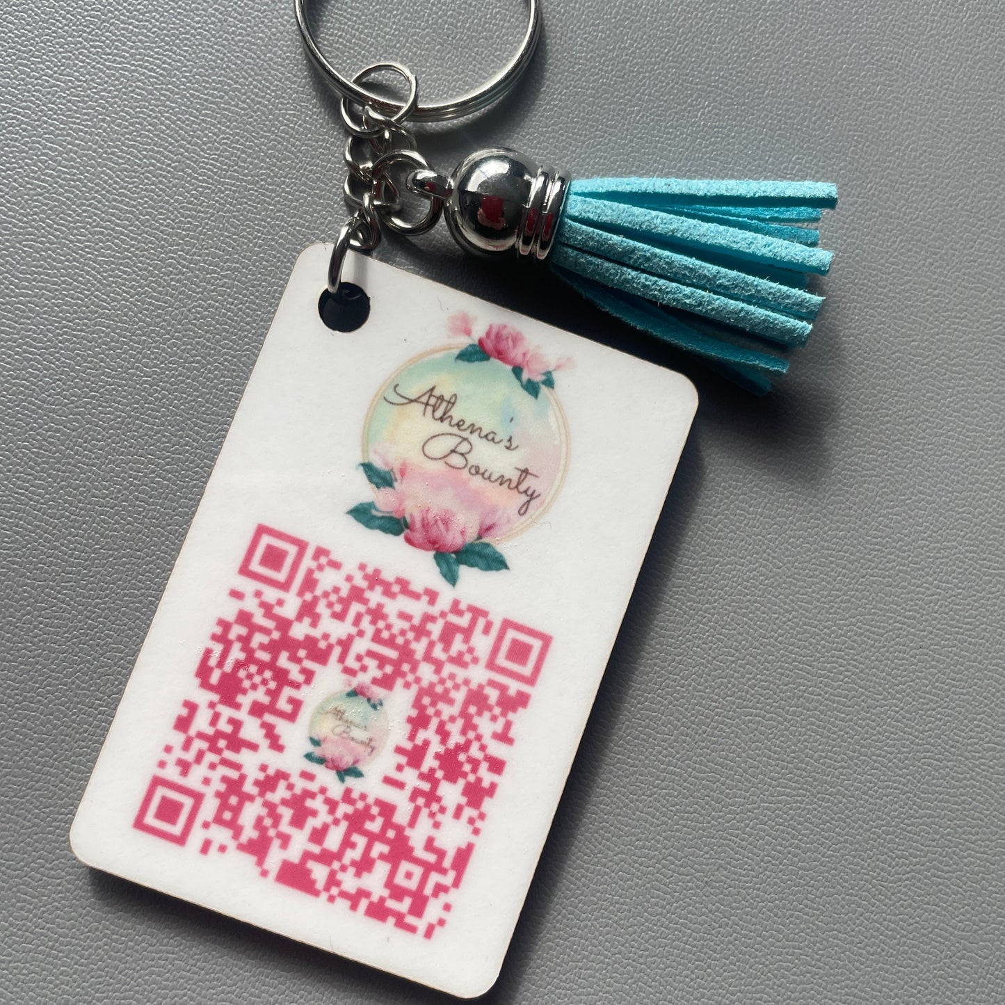 Business Card Keyring