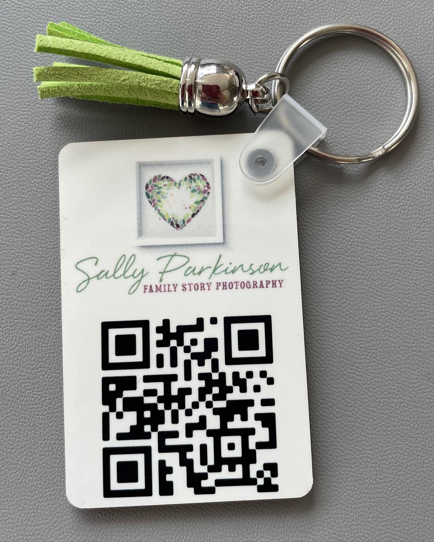 Business Card Keyring